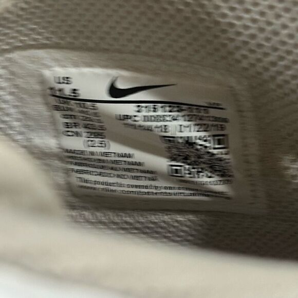 Nike AF1 hi top custom white blue orange 11.5 - Picture 10 of 12